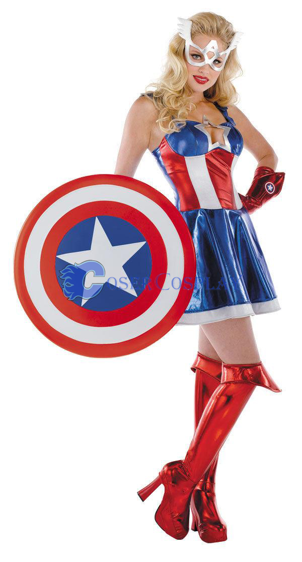 Captain America Cosplay Costumes Dress